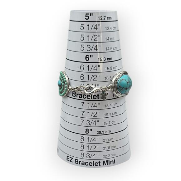Lucky Brand Turquoise Statement Bracelet - Picture 8 of 8